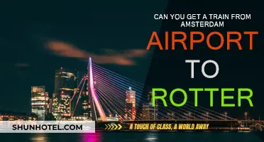 Travel from Amsterdam Airport to Rotterdam by Train