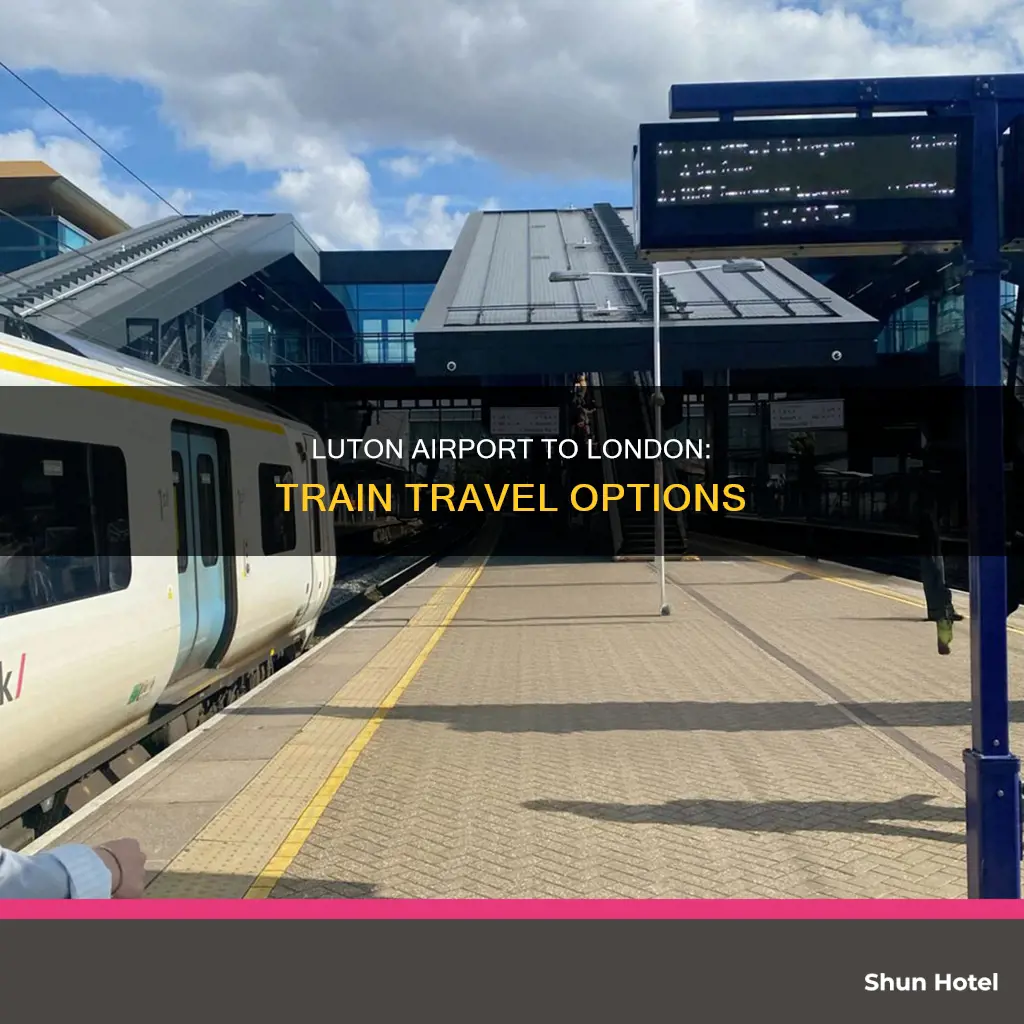 can you get a train from luton airport to london