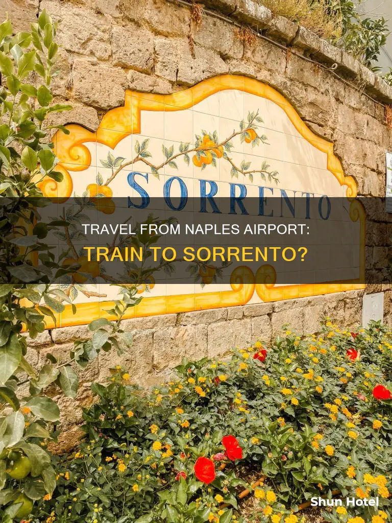 can you get a train from naples airport to sorrento