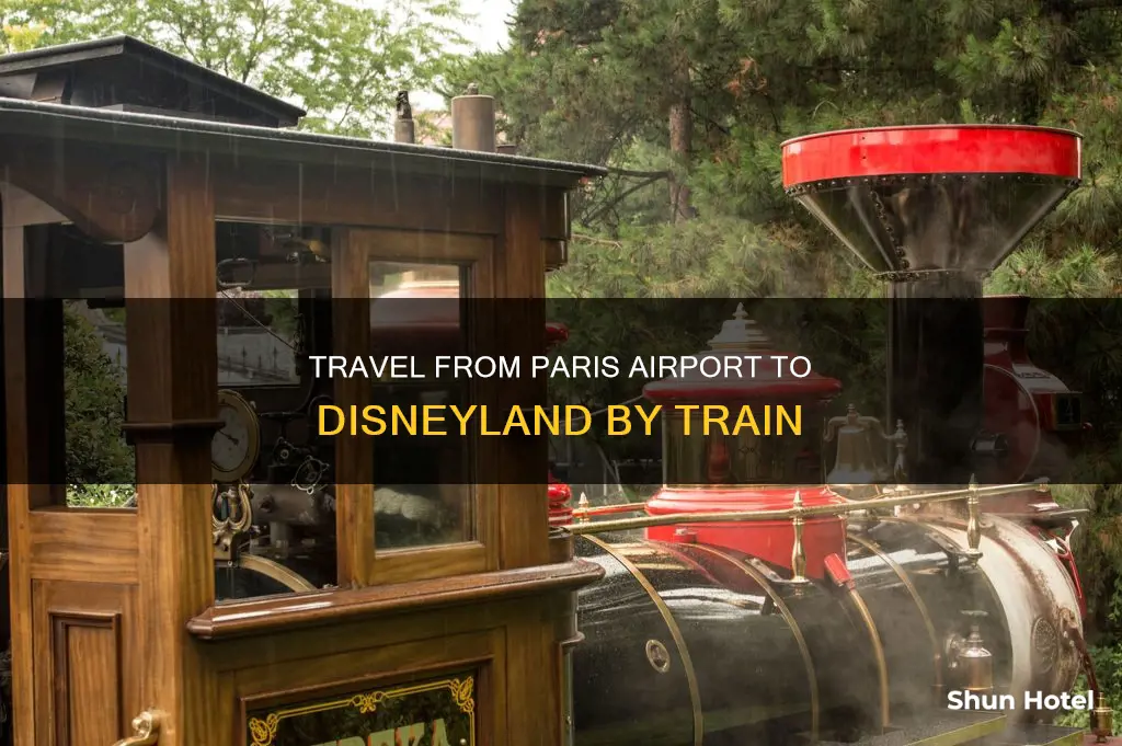 can you get a train from paris airport to disneyland