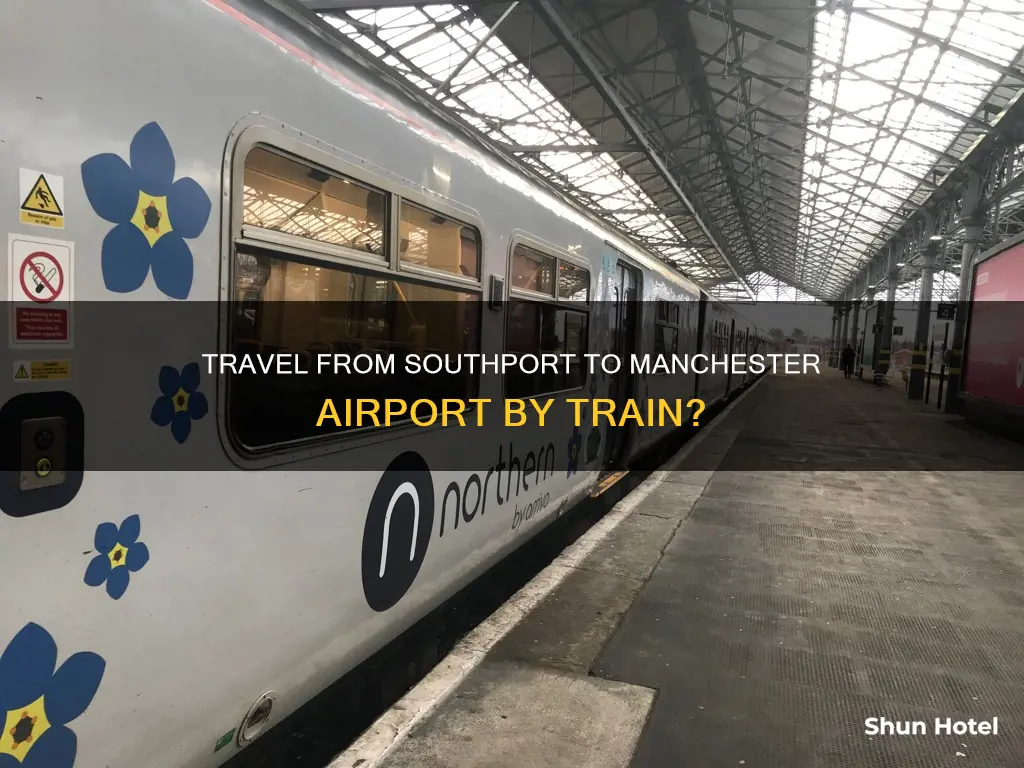 can you get a train from southport to manchester airport