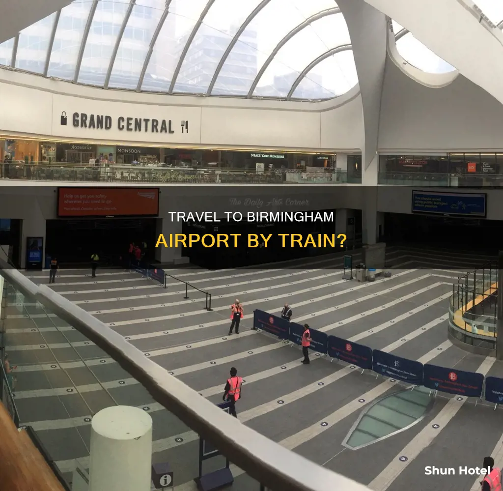 can you get a train to birmingham airport