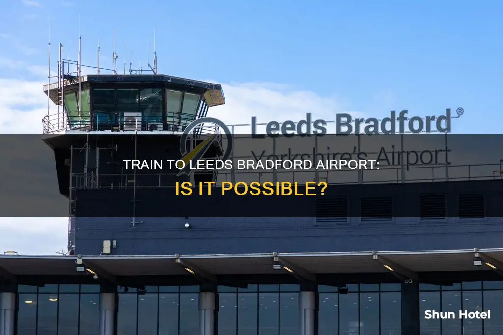 can you get a train to leeds bradford airport