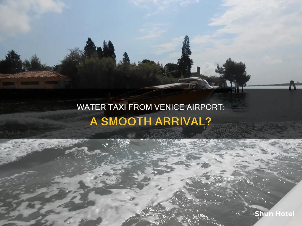 can you get a water taxi from venice airport