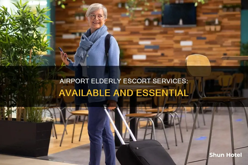 can you get an escort for elderly people in airports