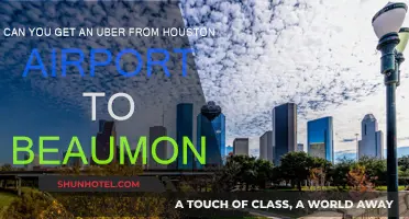 Houston Airport to Beaumont: Can You Uber It?
