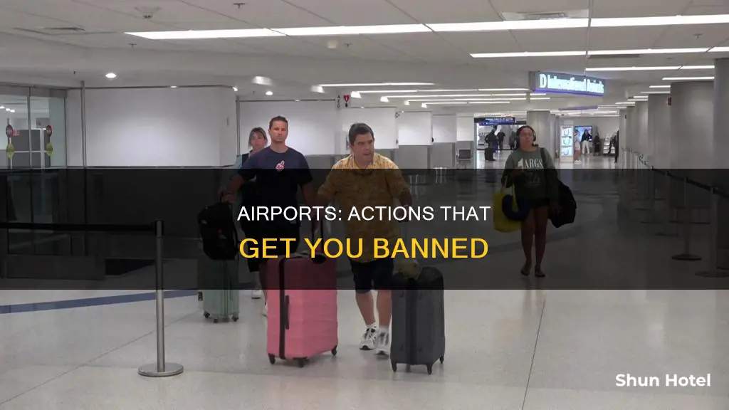 can you get banned from an airport