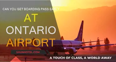 How Early Can You Get Your Boarding Pass at Ontario Airport?