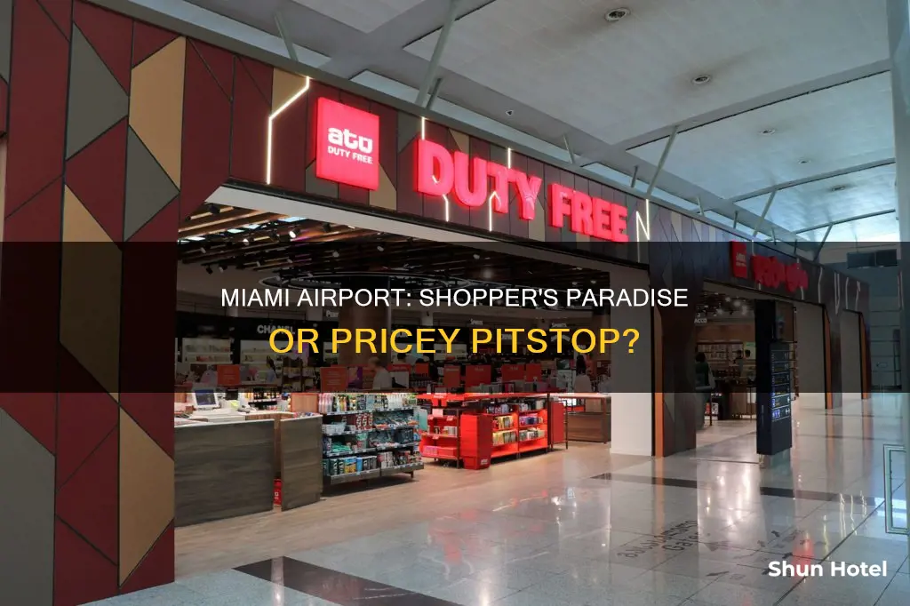 can you get cheap shopping in miami international airport