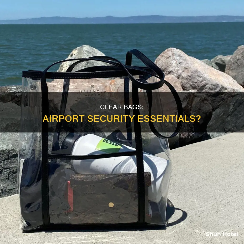 can you get clear bags at the airport