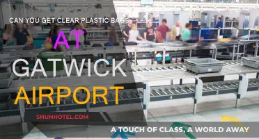 Clear Plastic Bags: Available at Gatwick Airport?