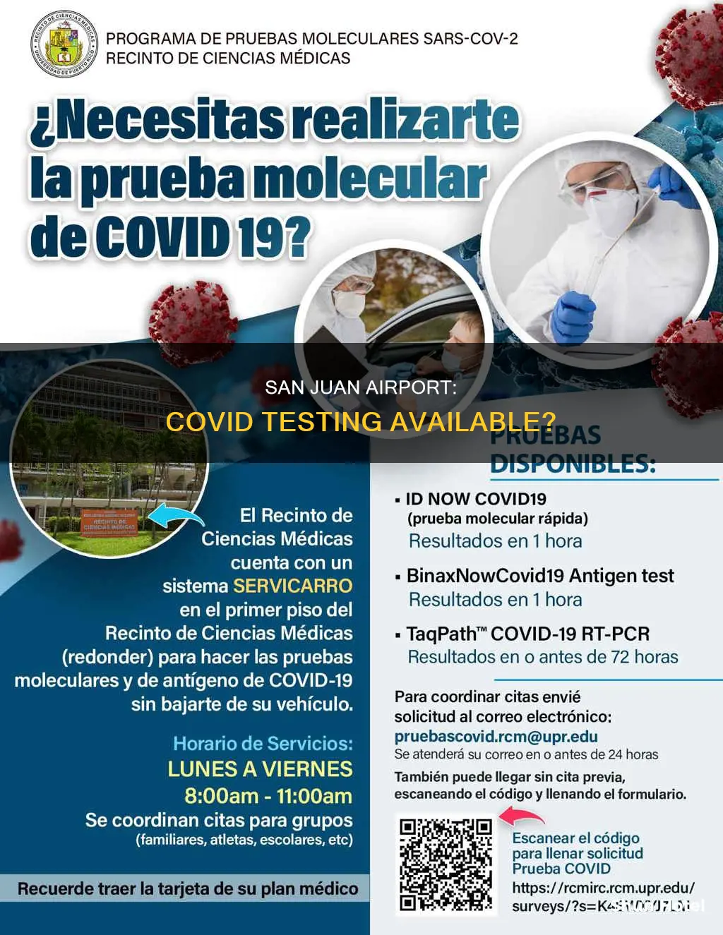 can you get covid test at san juan airport
