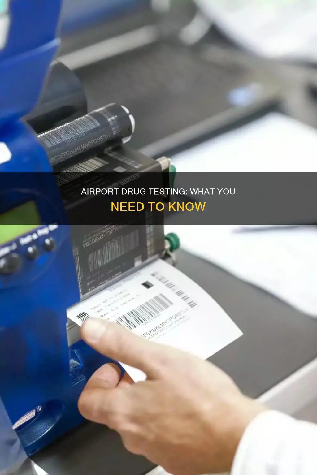 can you get drug tested at the airport