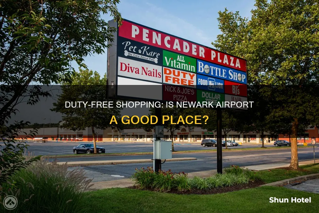 can you get duty free in newark airport