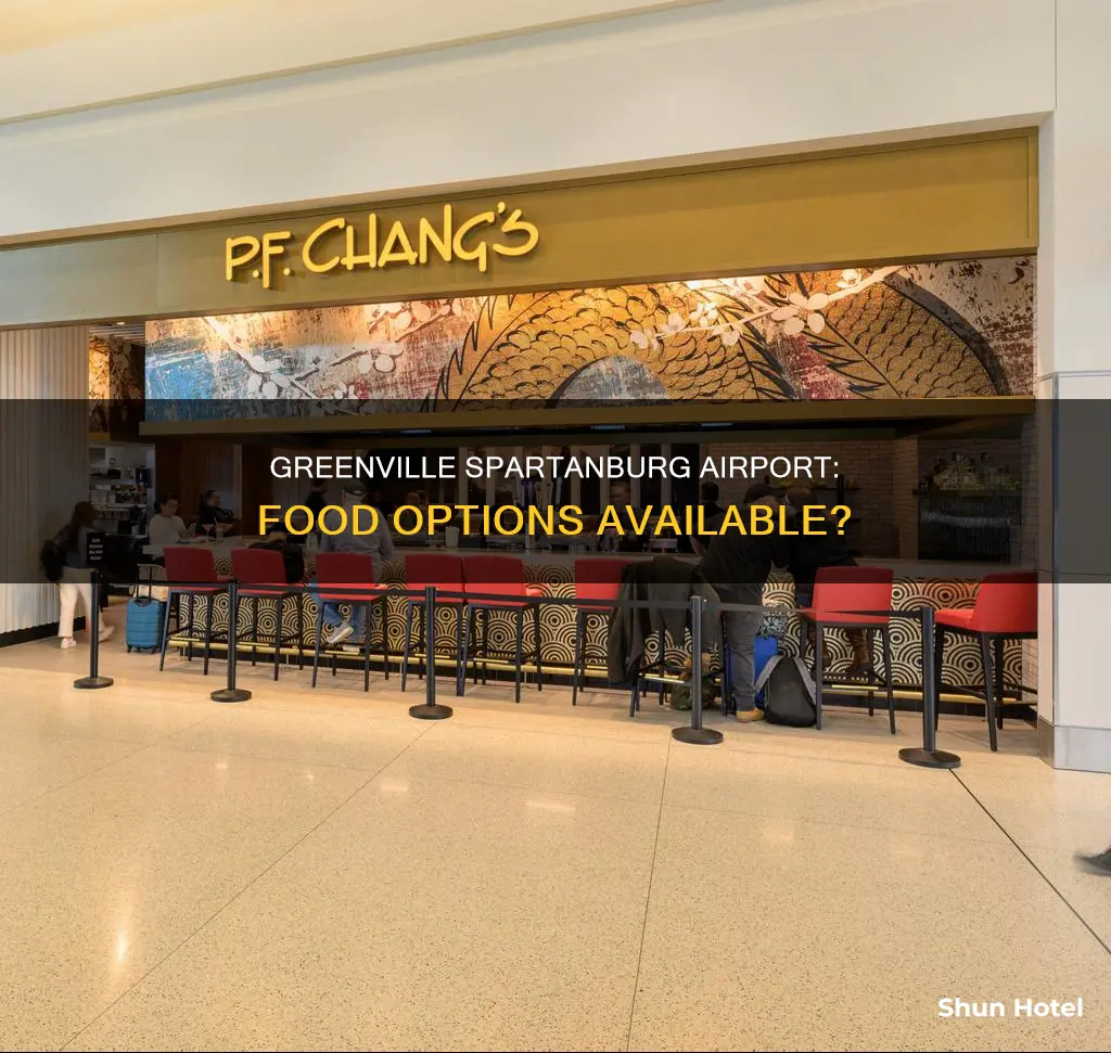can you get food at greenville spartanburg airport