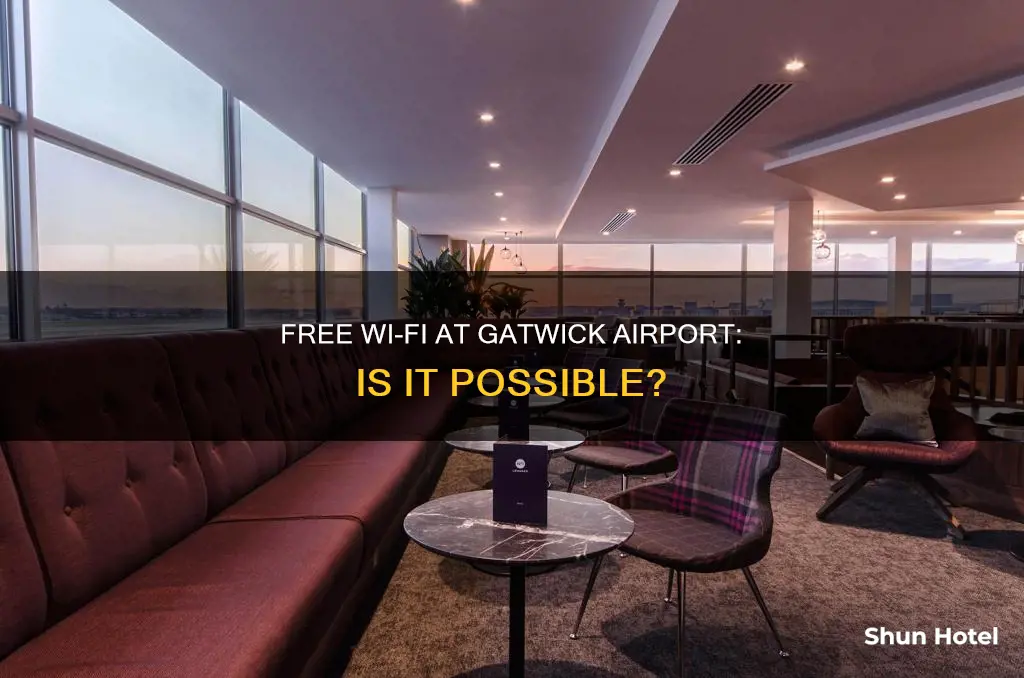 can you get free wifi at gatwick airport
