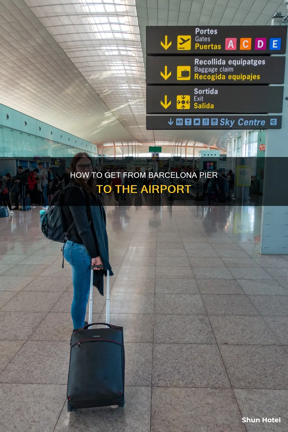can you get from bcn peir to bcn airport