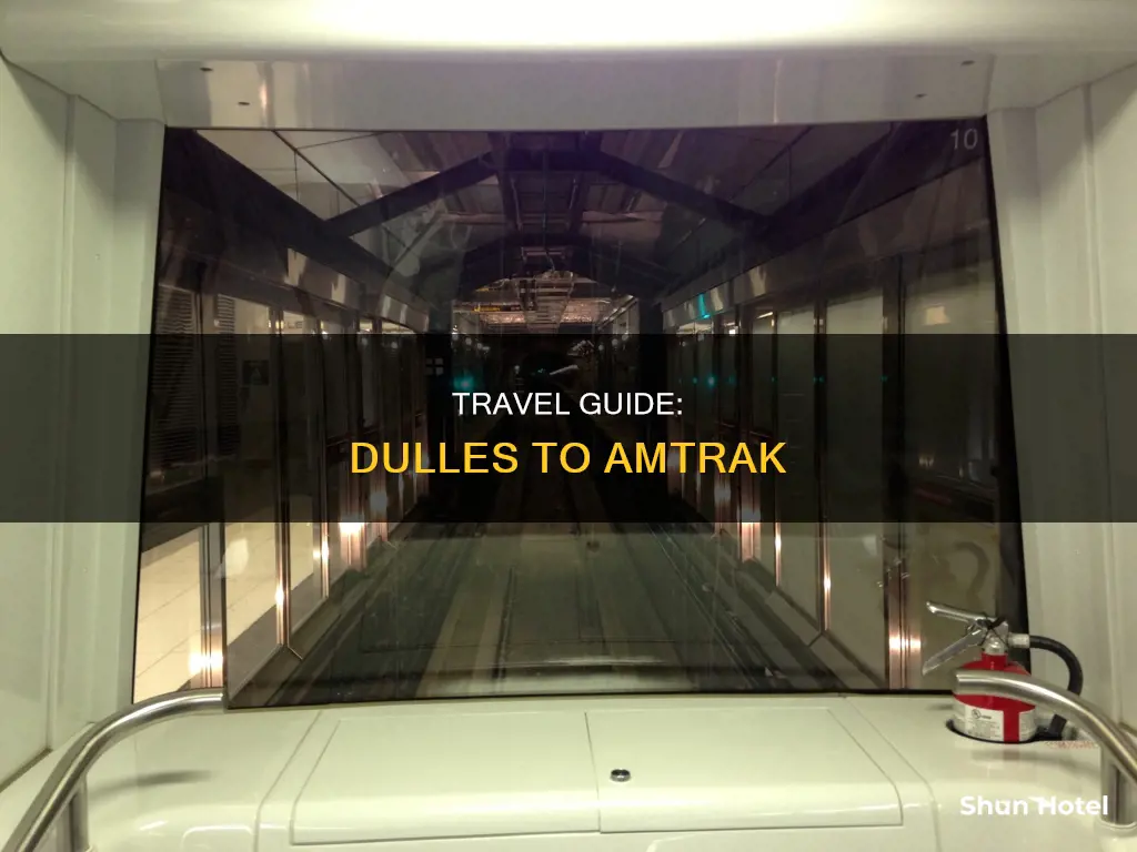 can you get from dullies airport to amtrac
