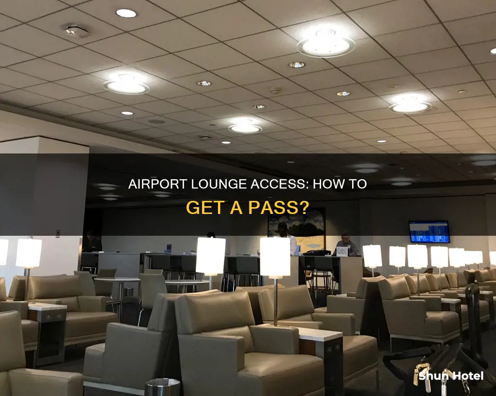 can you get into a airport lounge pass