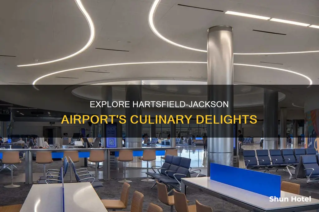 can you get into hartsfield jackson airport to eat