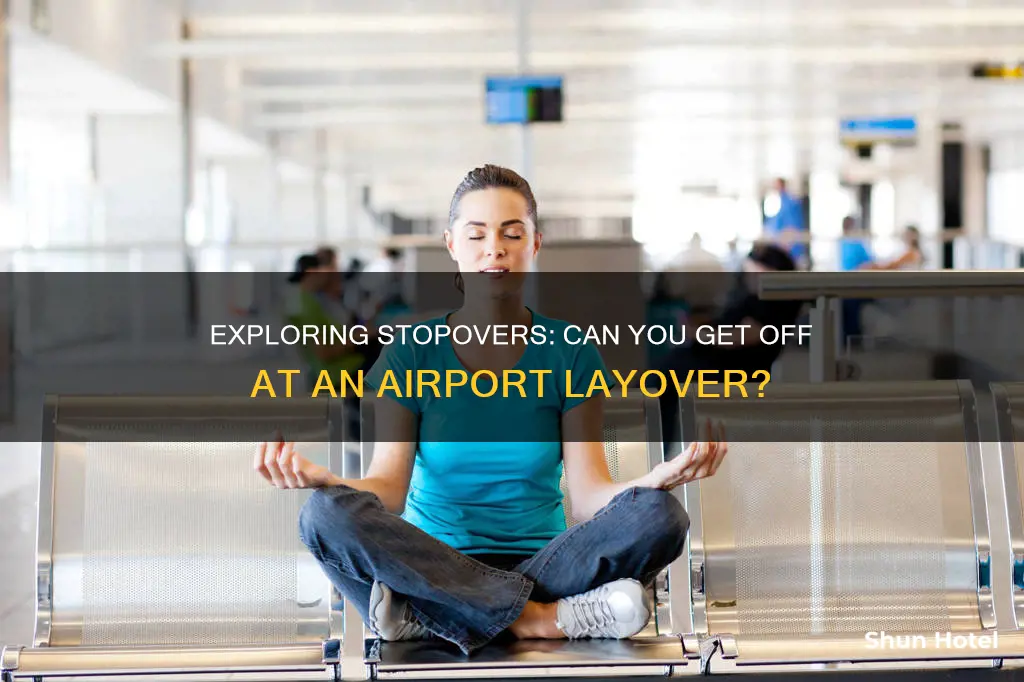 can you get off at a stop in airport