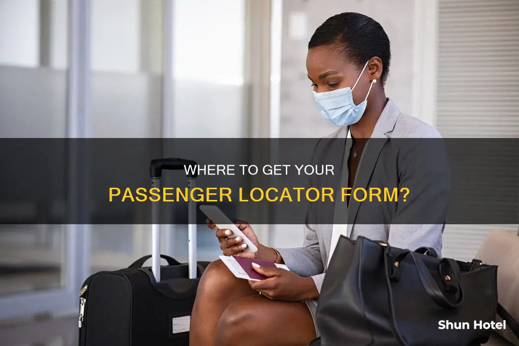 can you get passenger locator form at the airport