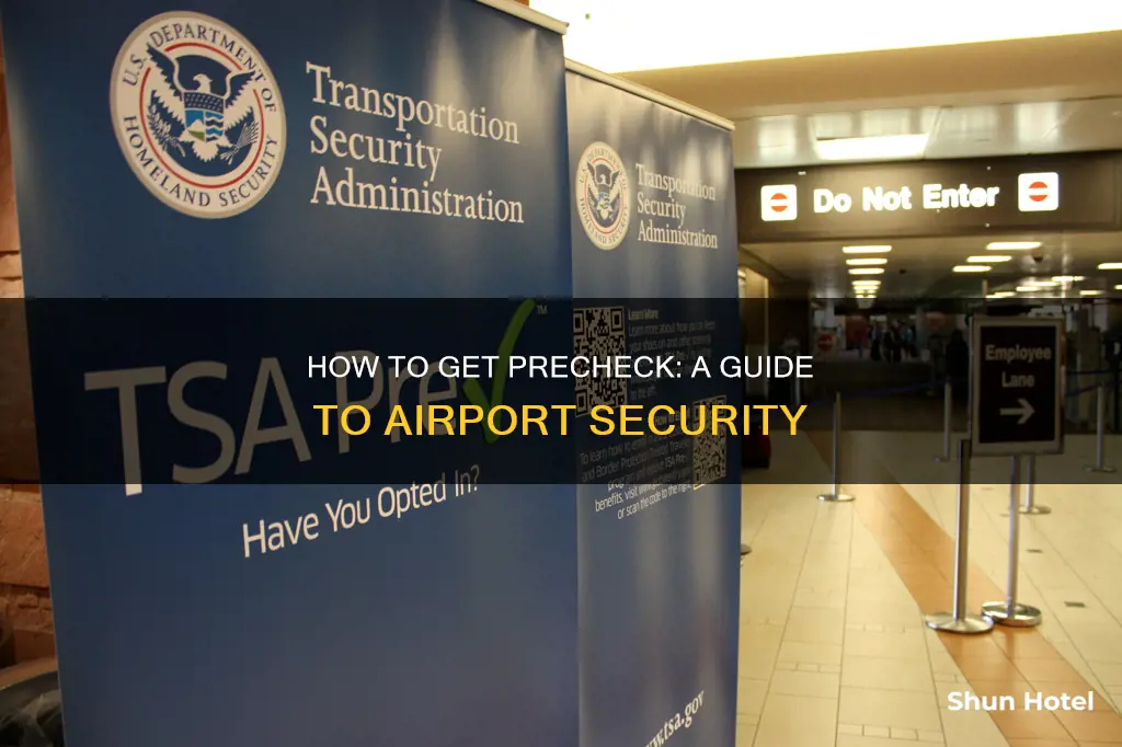 can you get pre check at the airport