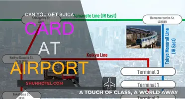 Suica Card: Available at Japanese Airports?