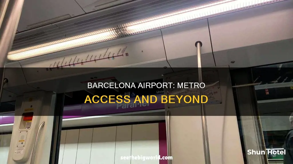can you get the metro from barcelona airport
