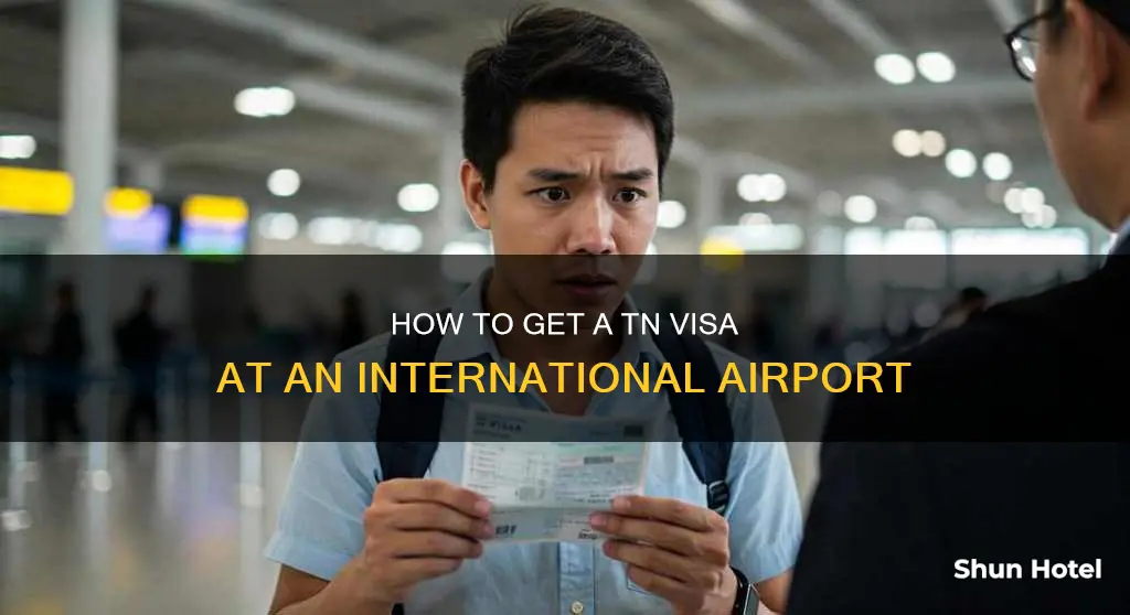 can you get the tn visa through an international airport