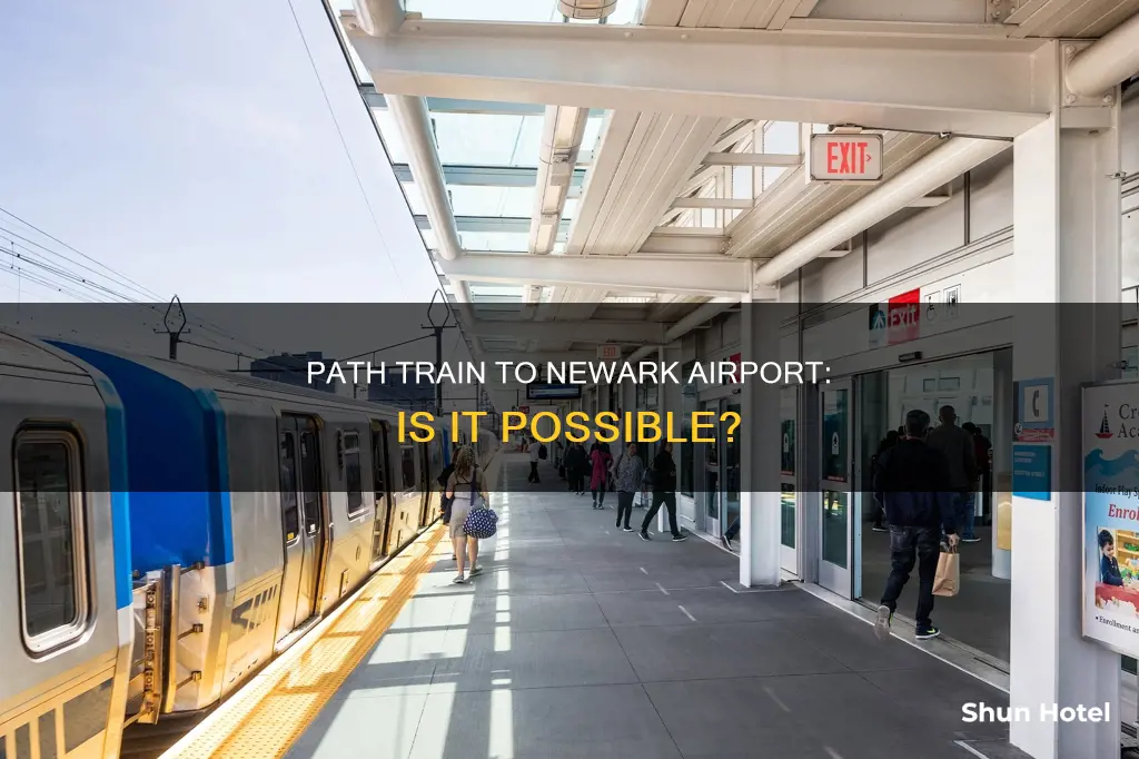 can you get to newark airport from the path train