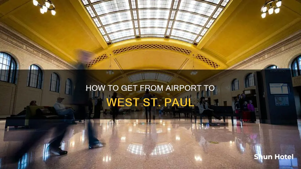 can you get to west st.paul from the airport