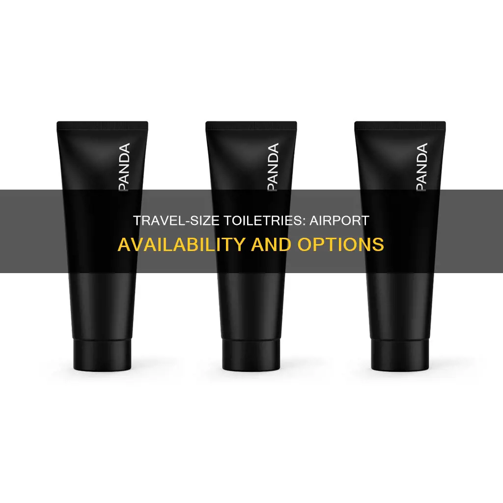 can you get travel size toiletries at the airport