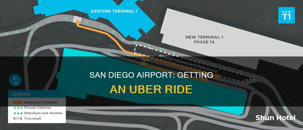 can you get uber at san diego airport