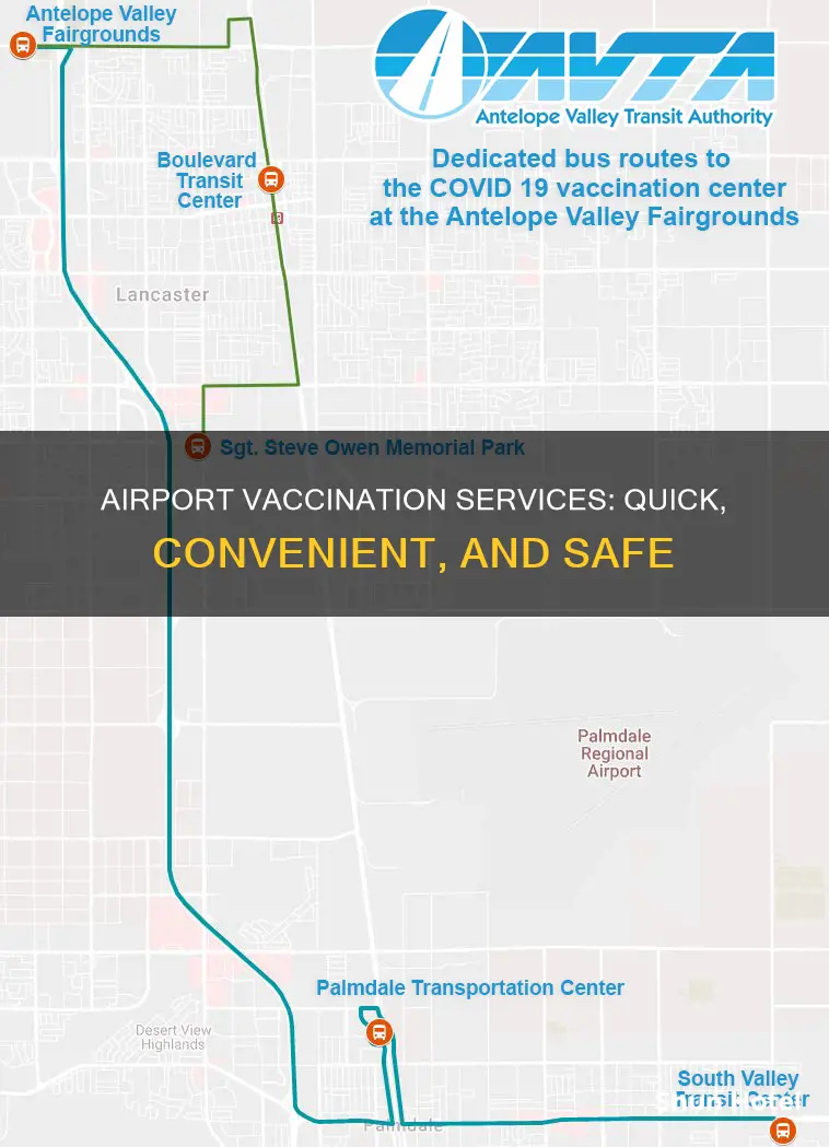 can you get vaccinated at the airport