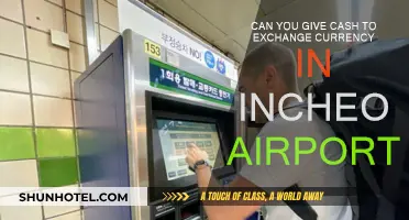 Using Cash to Exchange Currency at Incheon Airport