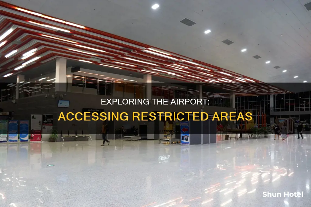 can you go inside of the airport