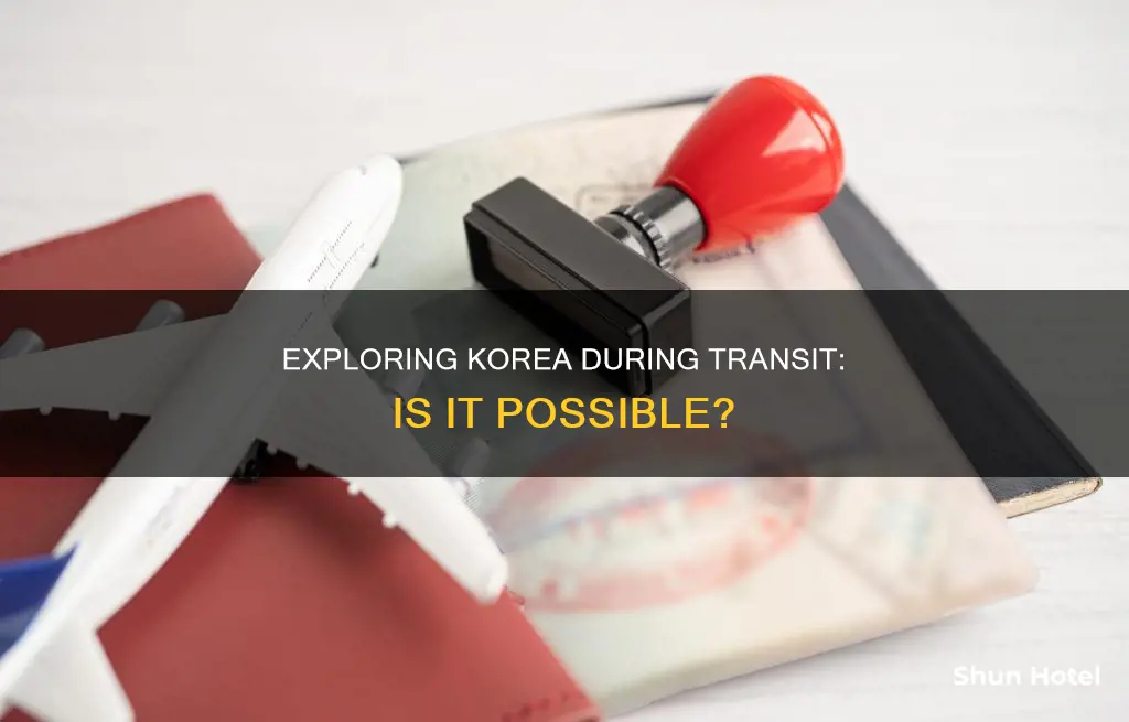 can you go out of airport in transit in korea