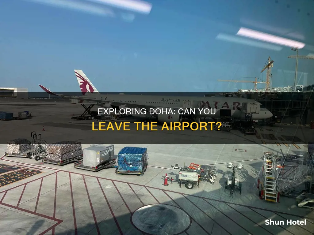 can you go outside doha airport