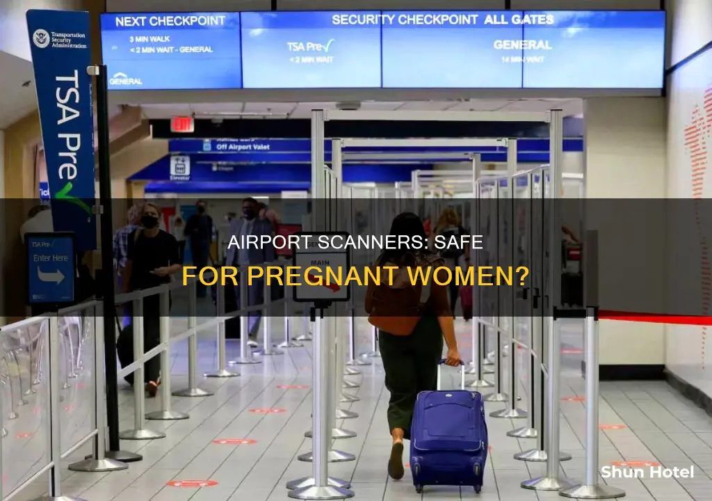 can you go through airport scanner pregnant