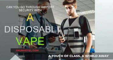 Airport Security: Can You Bring Disposable Vapes?