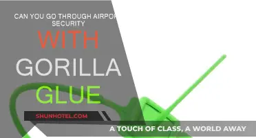 Traveling with Gorilla Glue: Airport Security Clearance