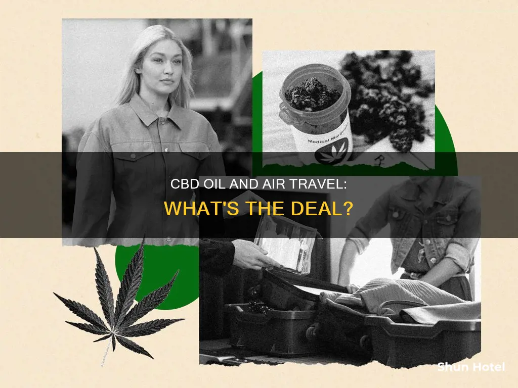 can you go through airports with cbd oil with thc