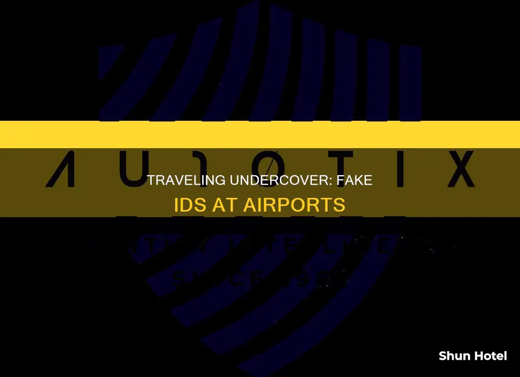 can you go through the airport with a fake identity