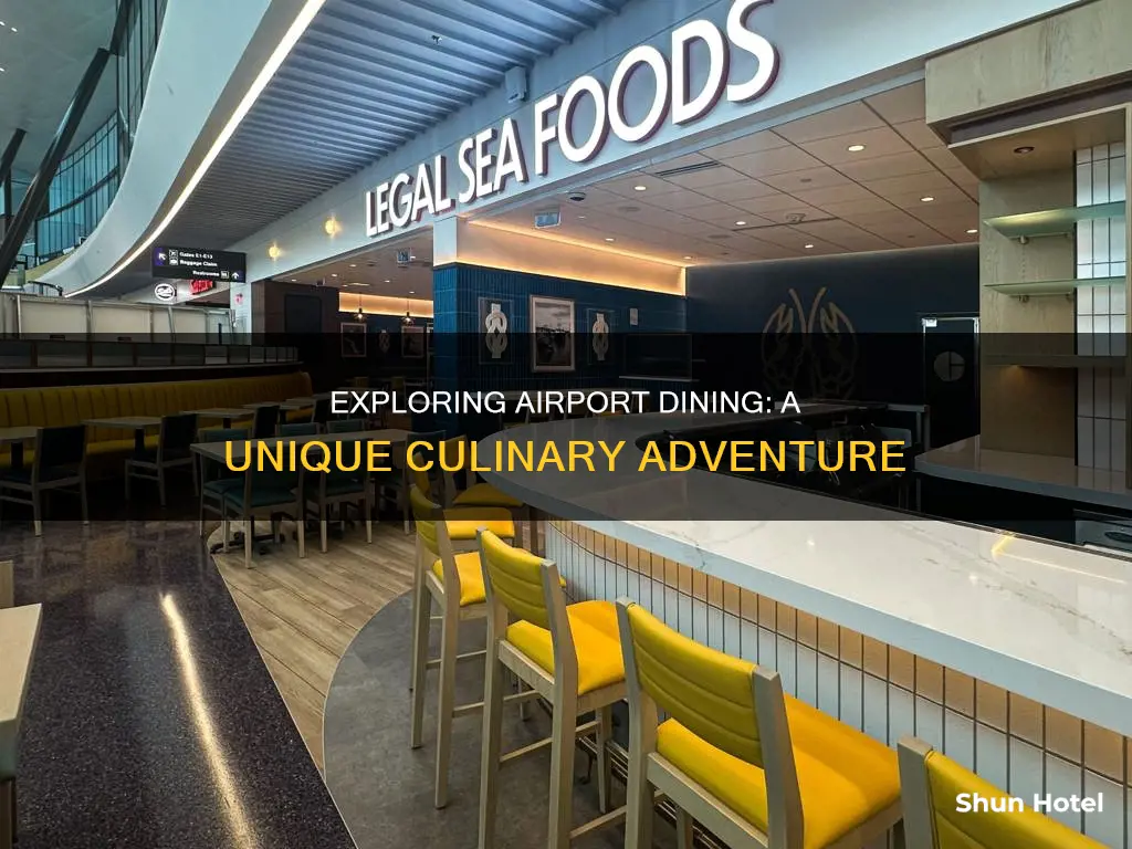 can you go to airports just to eat