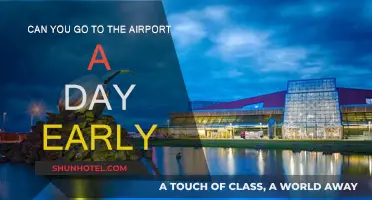 Early Birds at the Airport: A Day in Advance