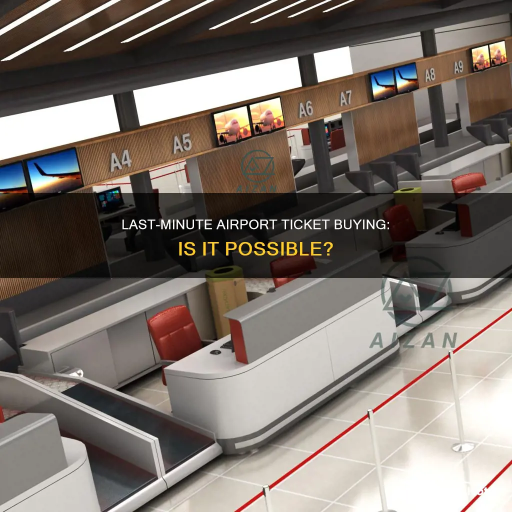 can you go to the airport to buy a ticket