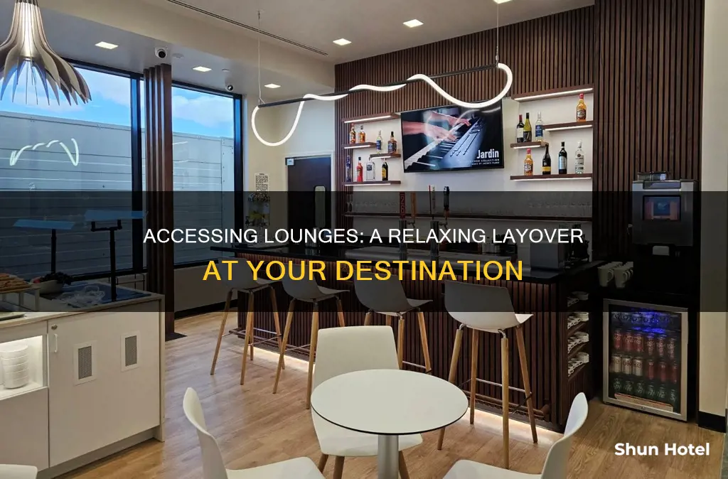 can you go to the lounge at the detination airport