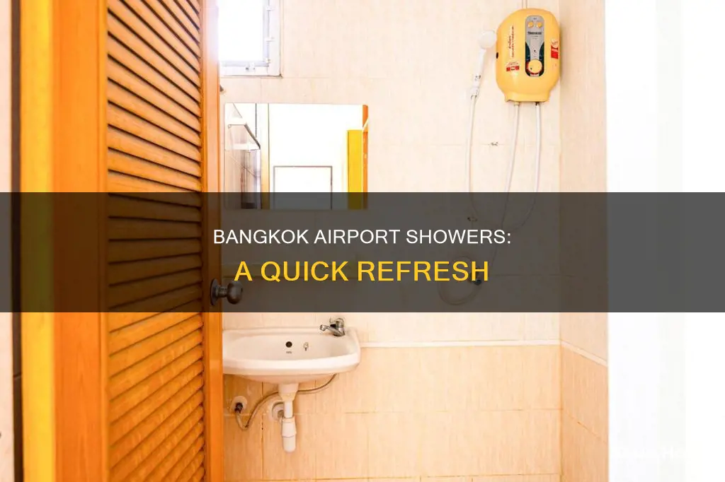 can you have a shower at bangkok airport