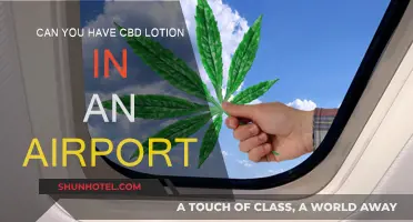 CBD Lotion: Airport Security Clearance?